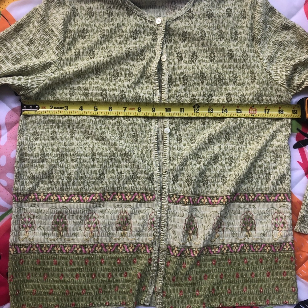 Whimsical Unique Pattern Set With A Cardigan And … - image 6